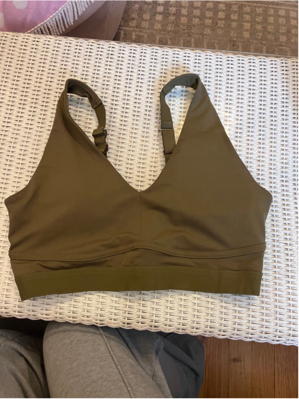 FABLETICS OLIVE GREEN "ALL DAY EVERY DAY" BRA